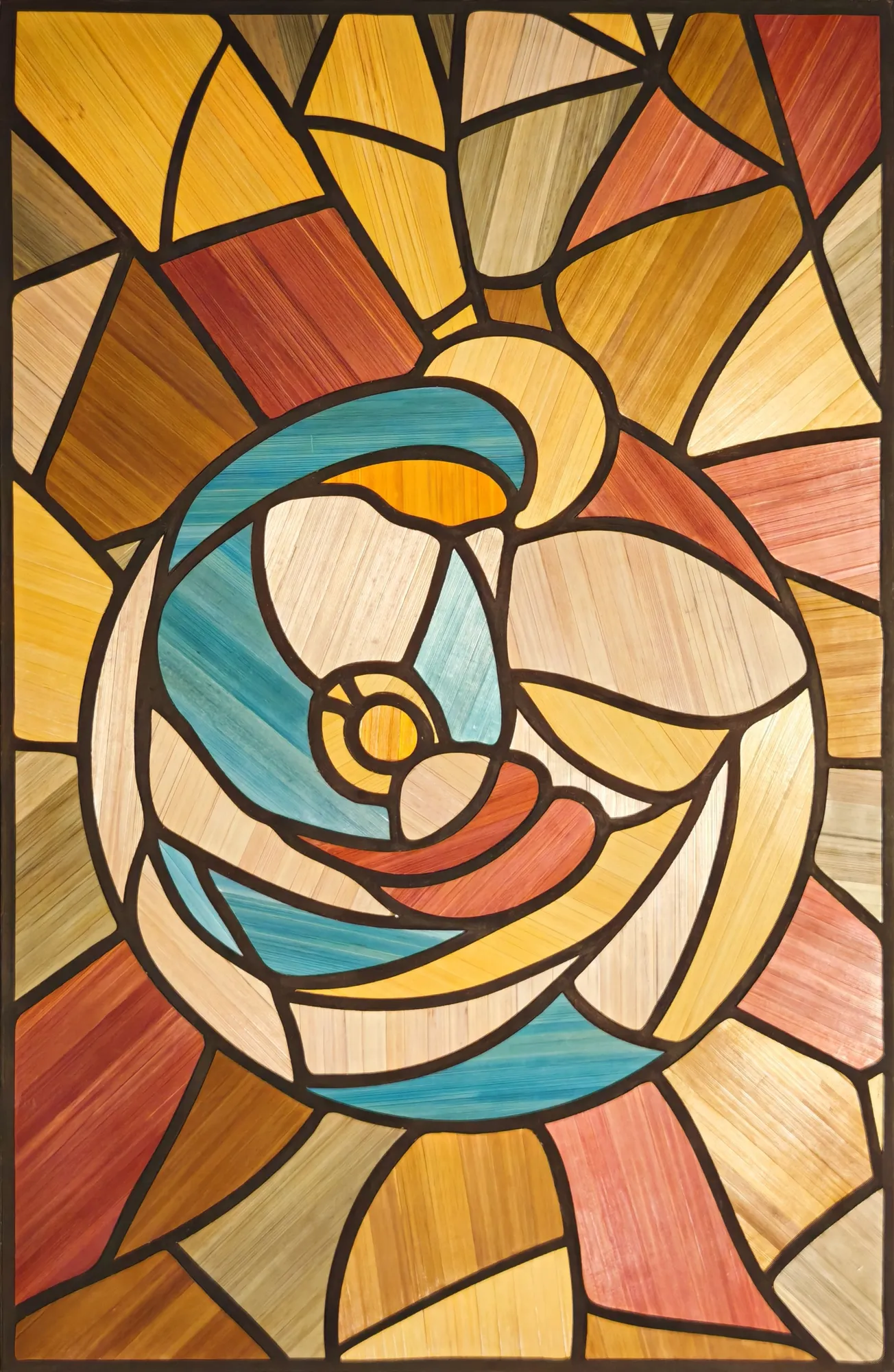 Tableau Vierge à l'enfant variante 1